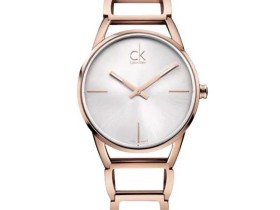 新款 Calvin KleinCK石英女表（型号K3G23126）线条流畅