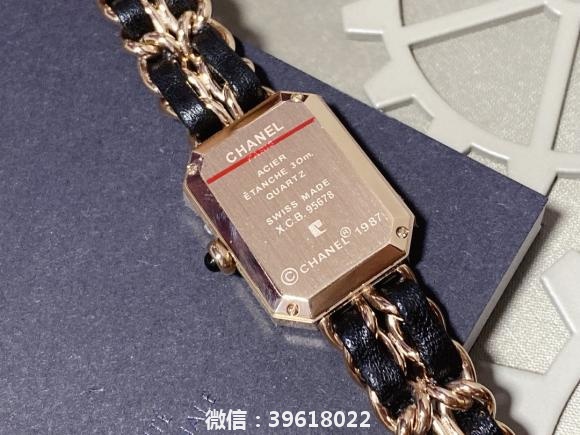 实拍【BV出品】Premiere中古黑金系列是香奈儿与1987年推出的第一款专为女性设计的腕表