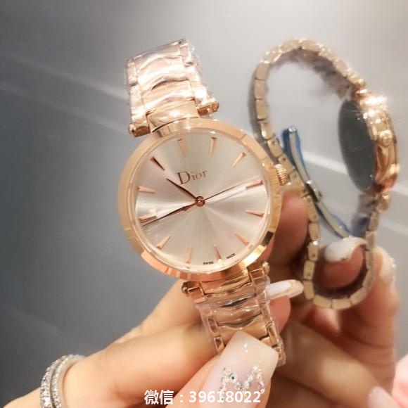 白 枚 钻石➕20爆款回馈降价迪奥Dior 女士腕表