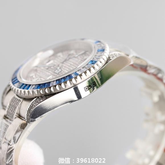 JH出品 超级新品 GMT格林尼治II奢华的另一个新高度 完美复刻还原劳力 士格林尼治型II的密镶钻款——116759系列腕表