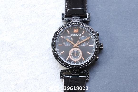 黑钻石施华洛世奇 Swarovski 这款精致耀眼的Era Journey运动型计时手表