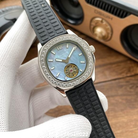 白   实物拍摄 品牌: 百达翡丽-PATEK PHILPPE 手雷系列 类型 女士腕表
