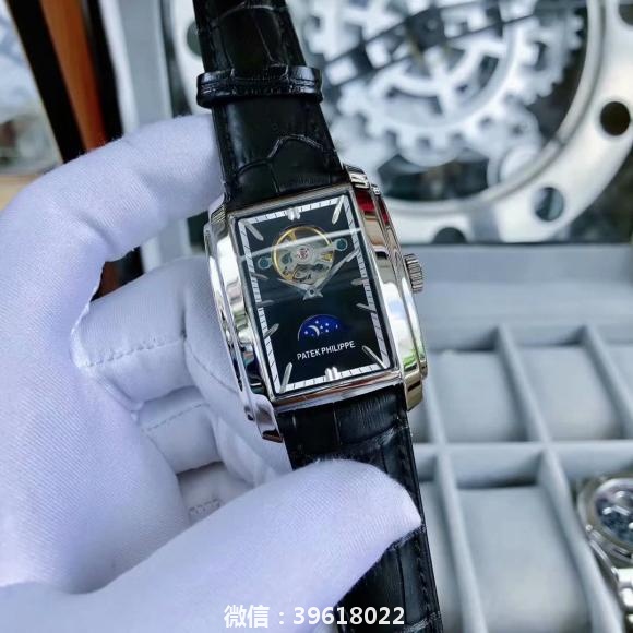 Patek philippe百达翡丽Gondolo系列全新推出手上链动力储存星辰显示陀飞轮腕表