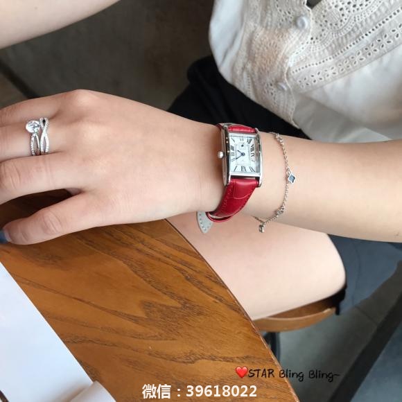 5  林志玲同款 浪琴超好看的小红表 浪琴-Longines戴卓维纳系列 精致两针半女士腕表
