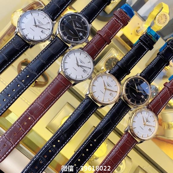 实物拍摄浪琴-LONGINES  最新首发类型 男士腕表