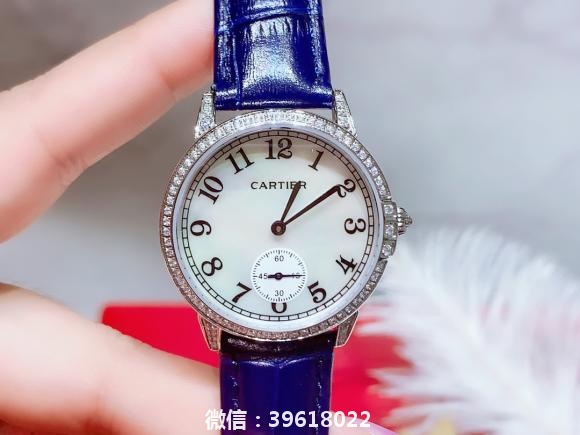 白钻玫钻「麦芽糖」卡地亚(Cartier)最新推出的高级珠宝系列腕表