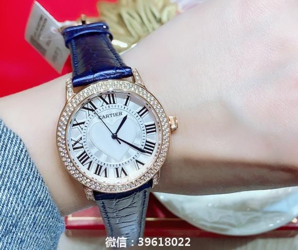 白钻玫钻「麦芽糖」卡地亚(Cartier)最新推出的高级珠宝系列腕表