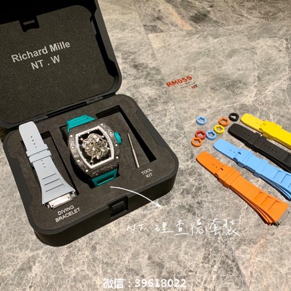 NT.watch厂全新RM055 配送理查德套装盒时间是记录