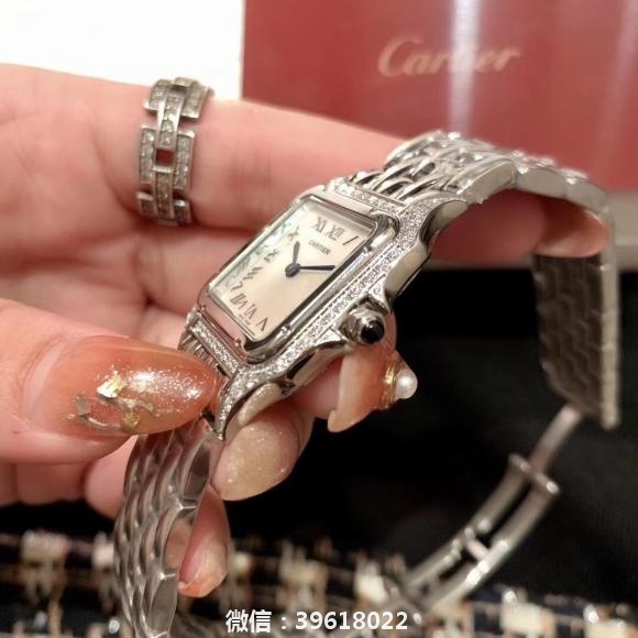 高品质做工  枚 钻圈➕30最新力作 卡地亚Panthère de Cartier 猎豹系列腕表