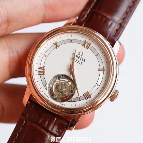 欧米茄蝶飞系列陀飞轮欧米茄1947年就创造了第一只Tourbillon腕表