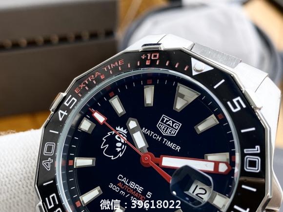 黑 泰格豪雅-TAG推岀极具运动风范的英格兰超级联赛特别版腕表