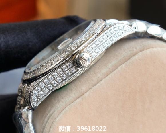 A货品质劳力士Rolex最新款日历型系列满天星镶钻机械男表