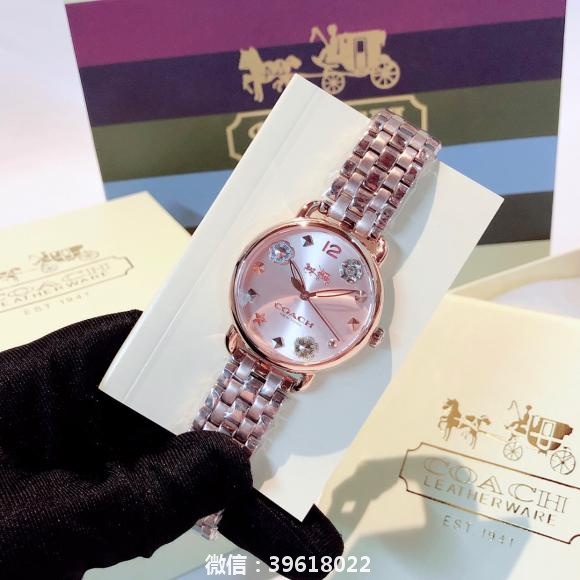 蔻驰-COACH纽约轻奢时尚品牌-这款手表最大的特色就是字面设计