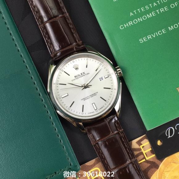 白     白      金      品牌:   劳力士款式 经典三针士腕表