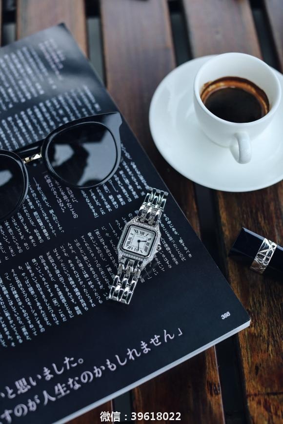 高品质做工  枚 钻圈➕30「麦芽糖✔️」最新力作 卡地亚Panthère de Cartier 猎豹系列腕表
