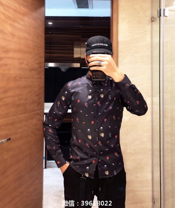 Gucci古奇‼ 2019官网最新爆款官网最新爆款长袖衬衫