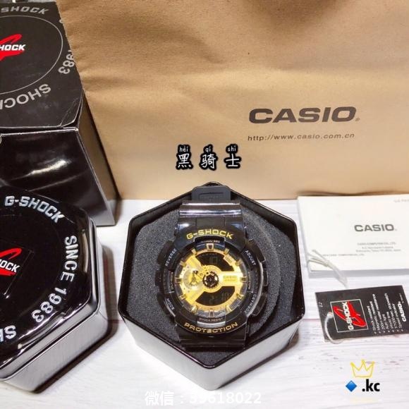 卡西欧手表GA-110经典款运动手表主要特点GS 全新导入的COMBI表款GA-110的颜色追加表款全新GA旋转表冠