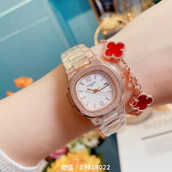 「麦芽糖」百达翡丽-鹦鹉螺系列7011玫瑰金针女表腕表