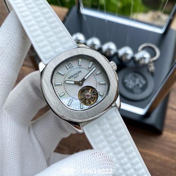 白  实物拍摄品牌:  百达翡丽-PATEK PHILPPE  手雷系列类型 女士腕表
