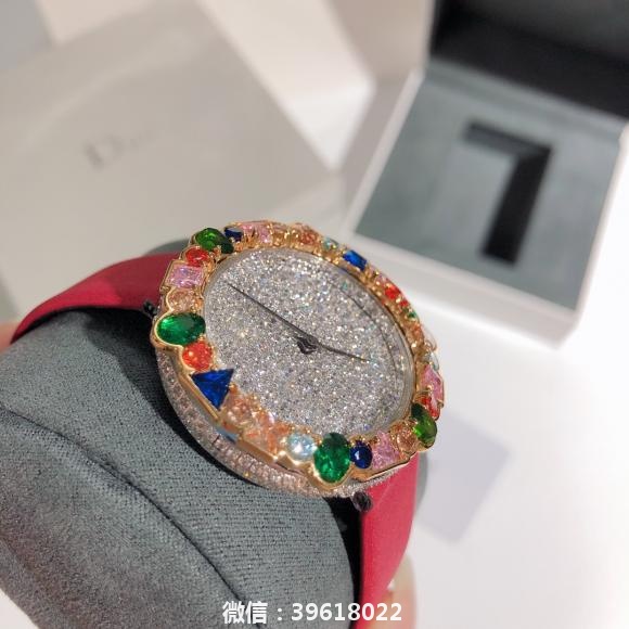 ❤️迪奥-Dior 新推出了「La D De Dior Cocotte」高级珠宝腕表