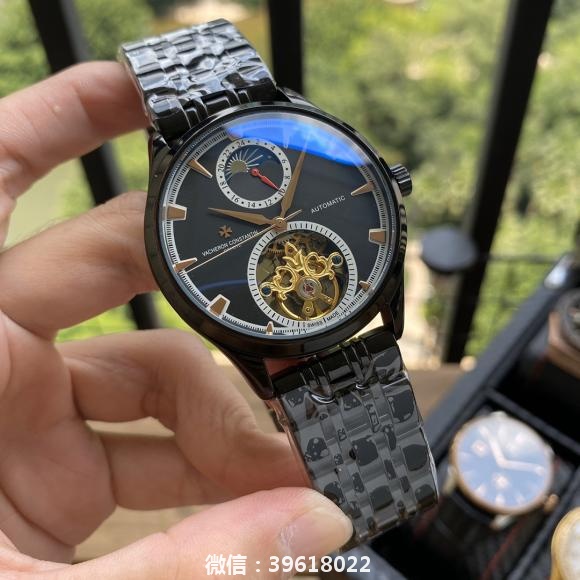 大飞轮新款  精致简约⌚ 江诗丹顿最佳设计独家首发 精品男士腕表