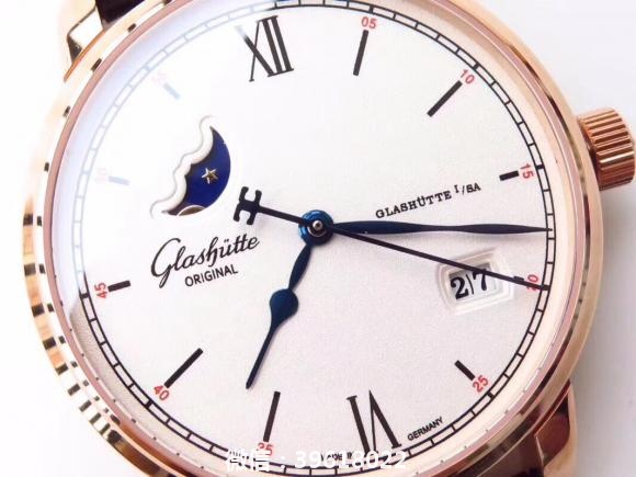 格拉苏蒂原创精髓参议员大日历月相系列腕表