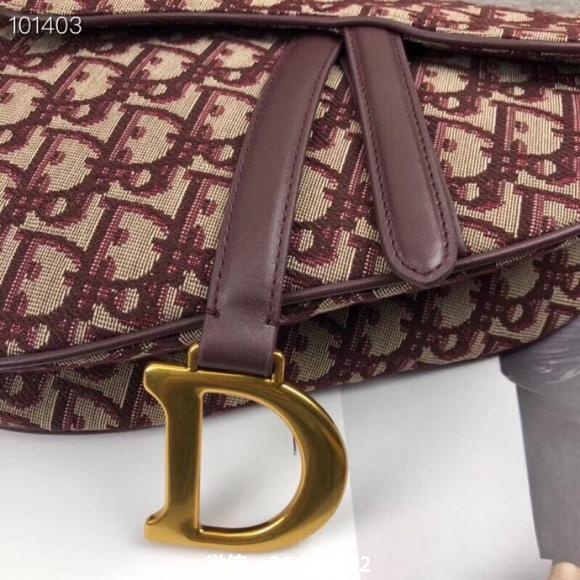 爆款回货Dior Saddle 马鞍包❤️复古回潮  时尚达人凹型必备单品 19.5cm
