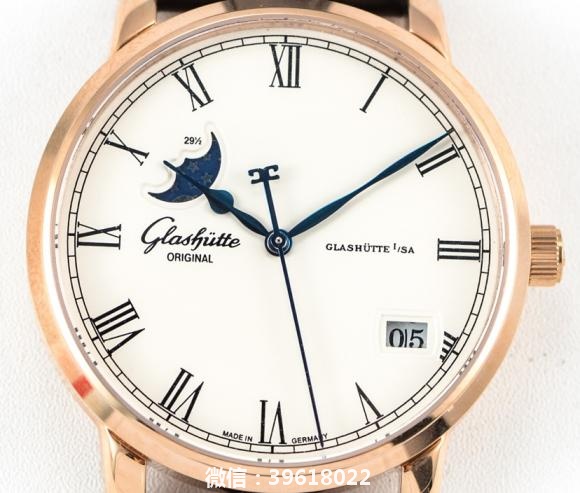 GB Factory最新推荐 市场唯一一家使用正品开模的/格拉苏蒂原创议员大日历月相腕表