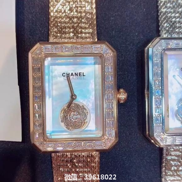 Chanel  |  香奈儿 PREMIERE系列山茶花镂空腕表