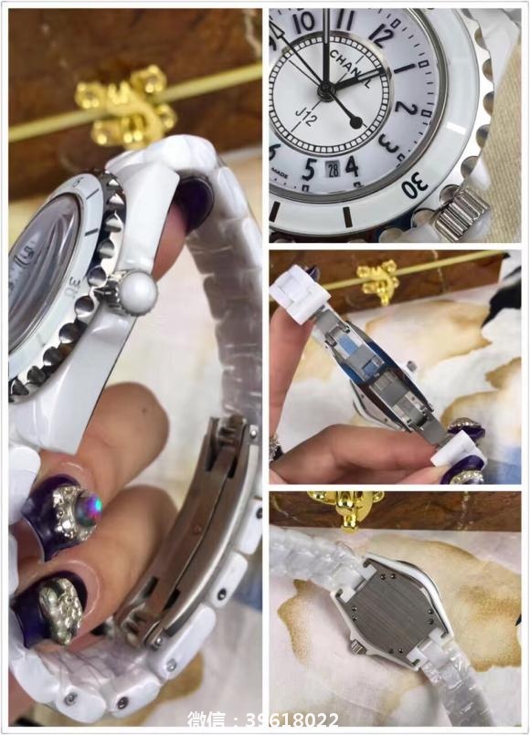 香奈儿ChanelJ12系列女款石英腕表