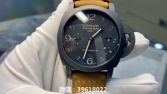 沛纳海 LUMINOR系列 GMT异地时间自动机械腕表