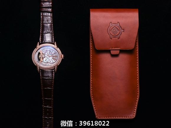 V9千禧系列15350款白金镶钻男装腕表