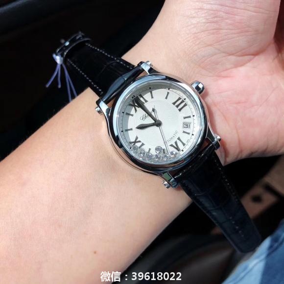 萧邦 HAPPY SPORT MEDIUM AUTOMATIC系列 278559-3001 此款是肖邦旗下最具代表性的腕表