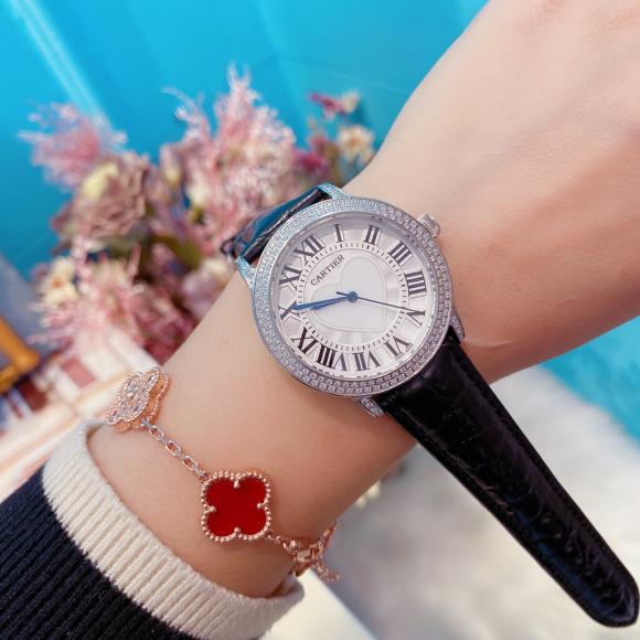 白钻玫钻卡地亚Cartier最新推出的高级珠宝系列腕表
