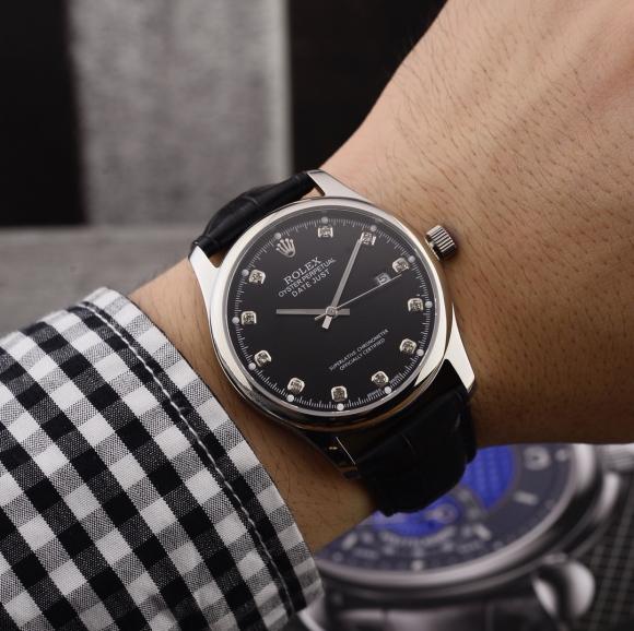 白 劳力士-ROLEX新品上市 简约三针机械腕表