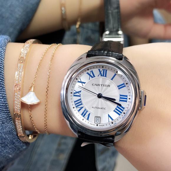 双11活动…优惠特价   同价  质量优质 物美价廉         实拍 卡地亚钥匙系列 Clé de Cartier 一款充满浪漫色彩的腕表