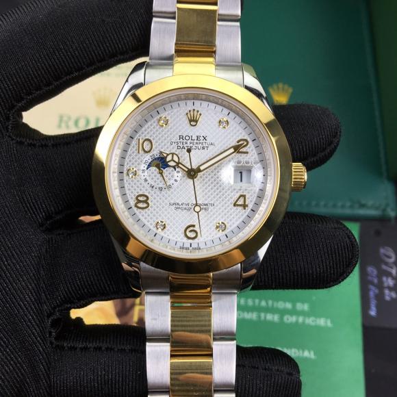 白       金       新款劳力士Rolex男士机械腕表