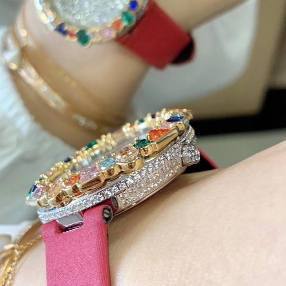 实拍 迪奥-Dior 新推出了「La D De Dior Cocotte」高级珠宝腕表