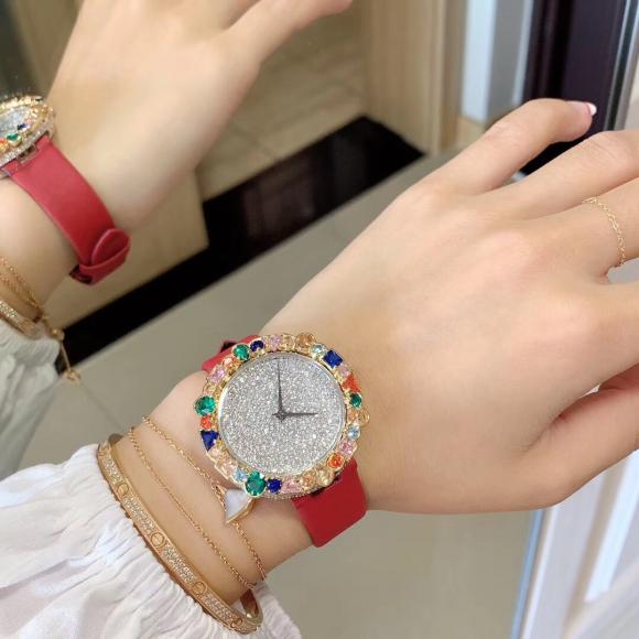 实拍 迪奥-Dior 新推出了「La D De Dior Cocotte」高级珠宝腕表
