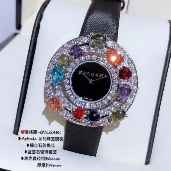 双十一购物狂欢节 ❤️实拍 “V6版” 黑搪瓷字面BVLGARI宝格丽 ™️系列 高级珠宝系列机芯