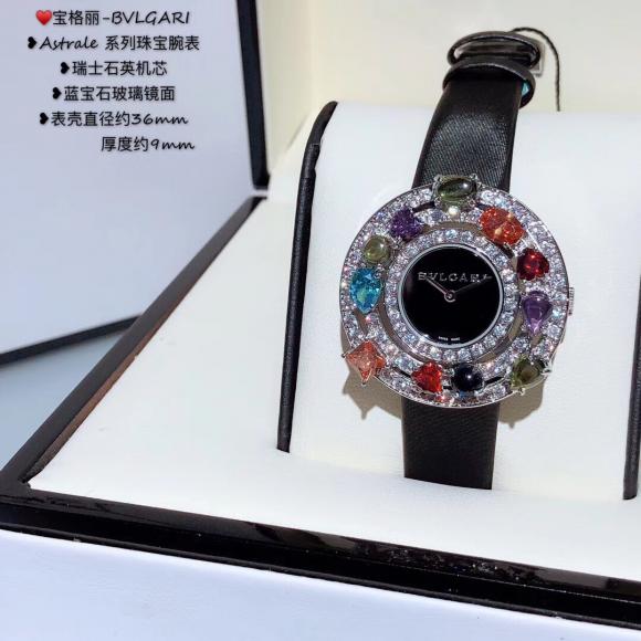 双十一购物狂欢节 ❤️实拍 “V6版” 黑搪瓷字面BVLGARI宝格丽 ™️系列 高级珠宝系列机芯