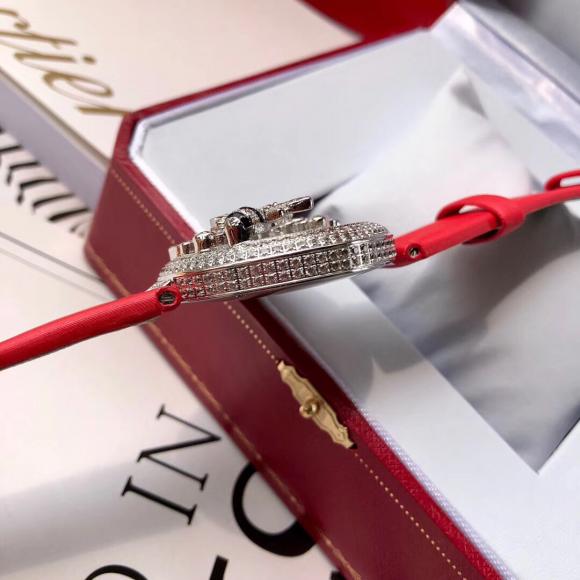 实拍 Cartier-卡地亚 创意宝石BESTIAIRE系列 HPI00480 珐琅 40毫米 石英机芯