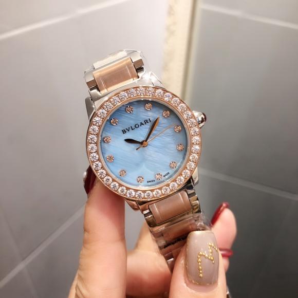 枚 钻石圈➕30BVLGARI 宝格丽最新款女士优雅腕表