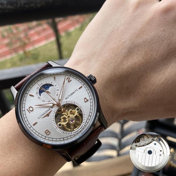 首发新款热卖爆款高清实拍 完美呈现 浪琴最新设计大飞轮新品 精品男士腕表