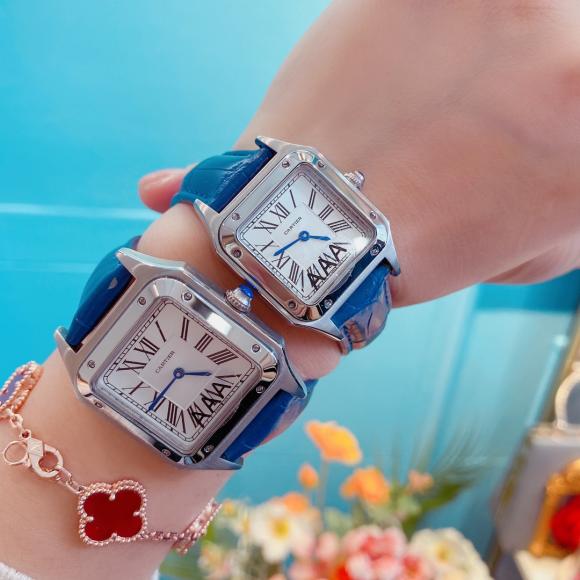.普通版本出货实拍升级版✨卡地亚（Cartier ）新款超薄山度士腕表