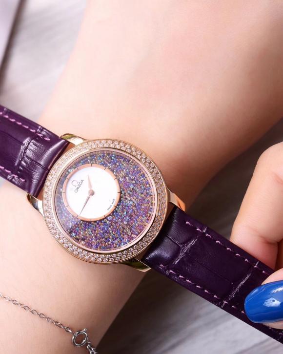 欧米茄再添新款---全新推出的“钻石珍珠”女士腕表
