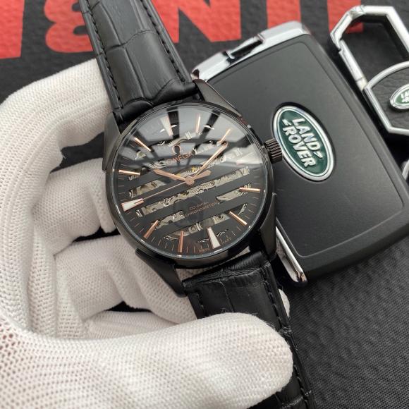 大格珊  新款 古瓷黑色 最新推出 欧米茄最佳设计独家首发 精品男士腕表