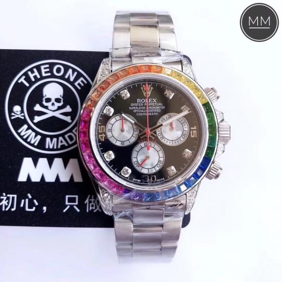 MM出品劳力士-ROLEX宇宙计型迪通拿彩钻系列116598 RBOW腕表