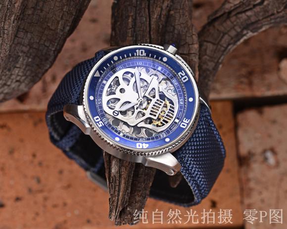 时尚前卫 镂空设计 卡地亚最新设计上手效果非常棒 精品男士腕表