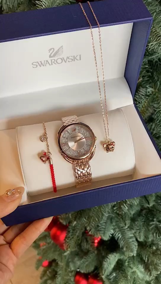 新年特惠批送饰品Swarovski 江疏影同款推荐 crystalline水晶时尚手表